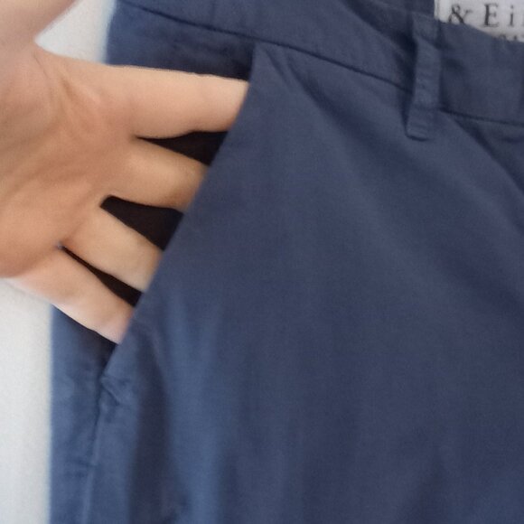 FRANK & EILEEN Wicklowthe Italian Chino navy stretch chinos - Picture 6 of 10